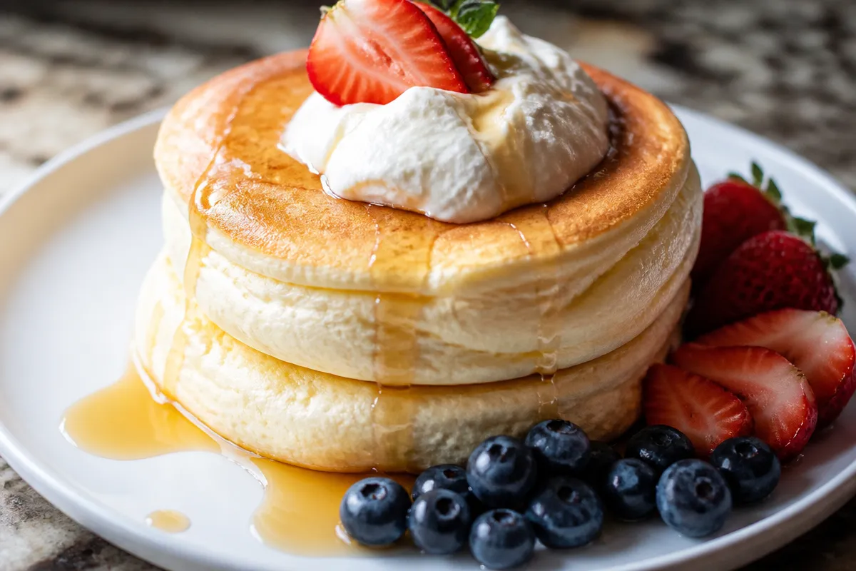 Japanese Souffle Pancakes for Weekend Brunch