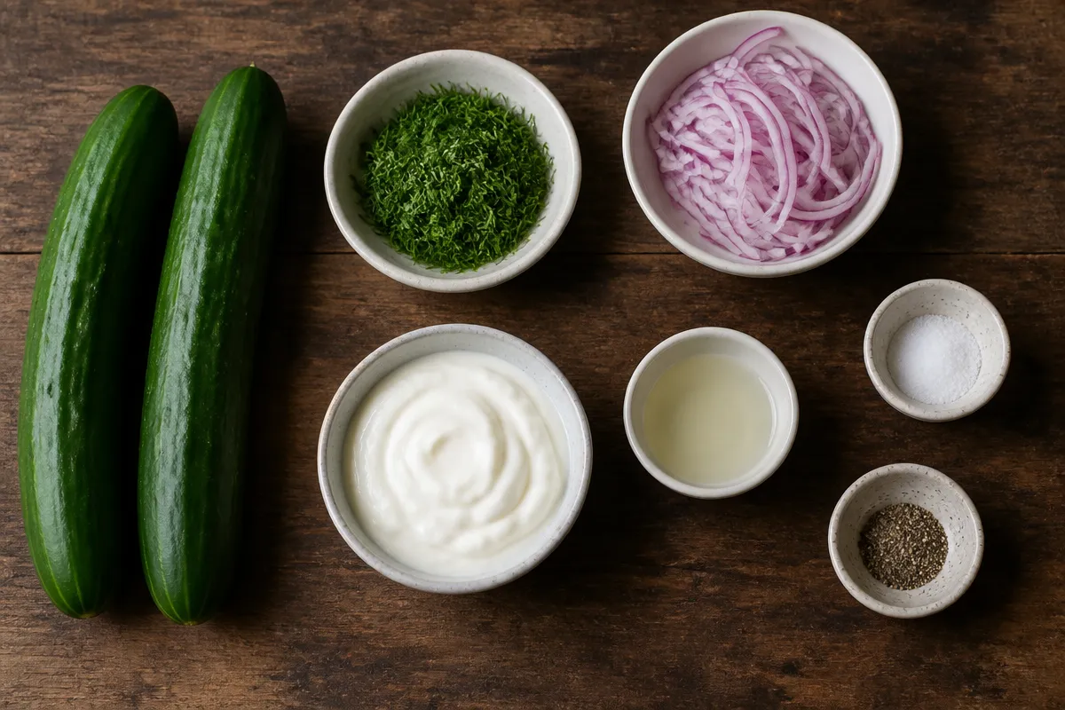 Cucumber Dill Salad With Feta