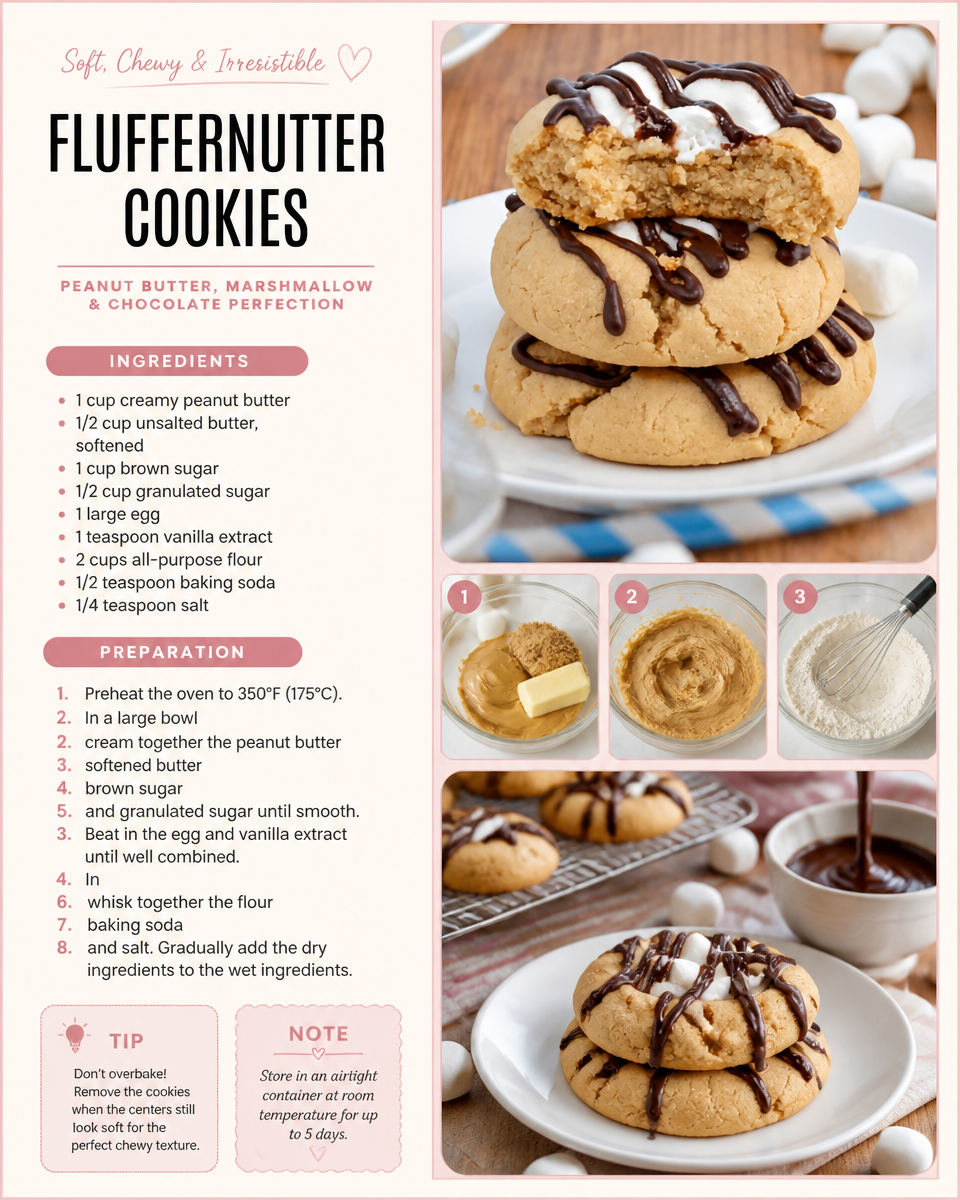 Fluffernutter Cookies