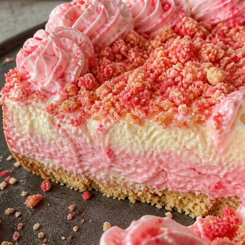 Strawberry Crunch Cheesecake