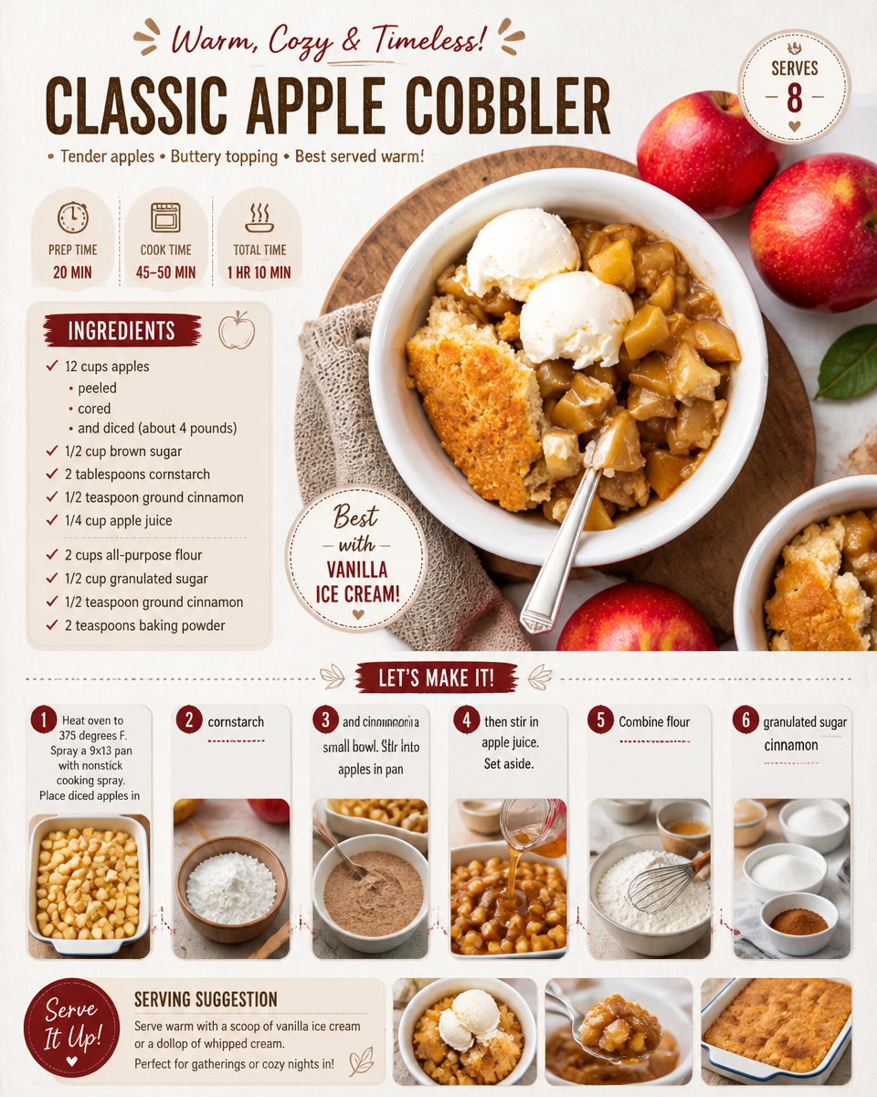 Classic Apple Cobbler