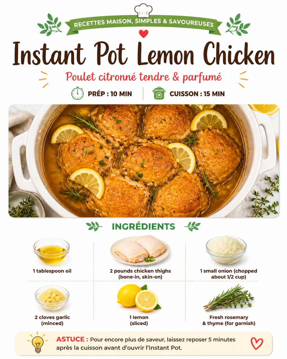 Instant Pot Lemon Chicken