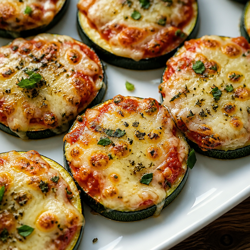 Easy Zucchini Pizza Bites