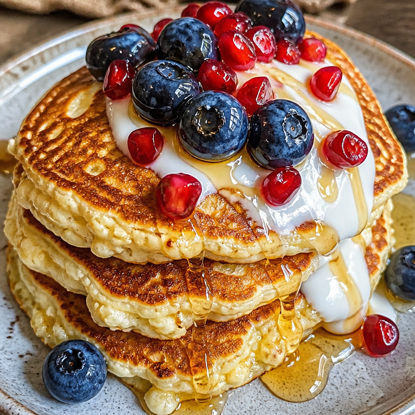 Savory Cottage Cheese Pancakes