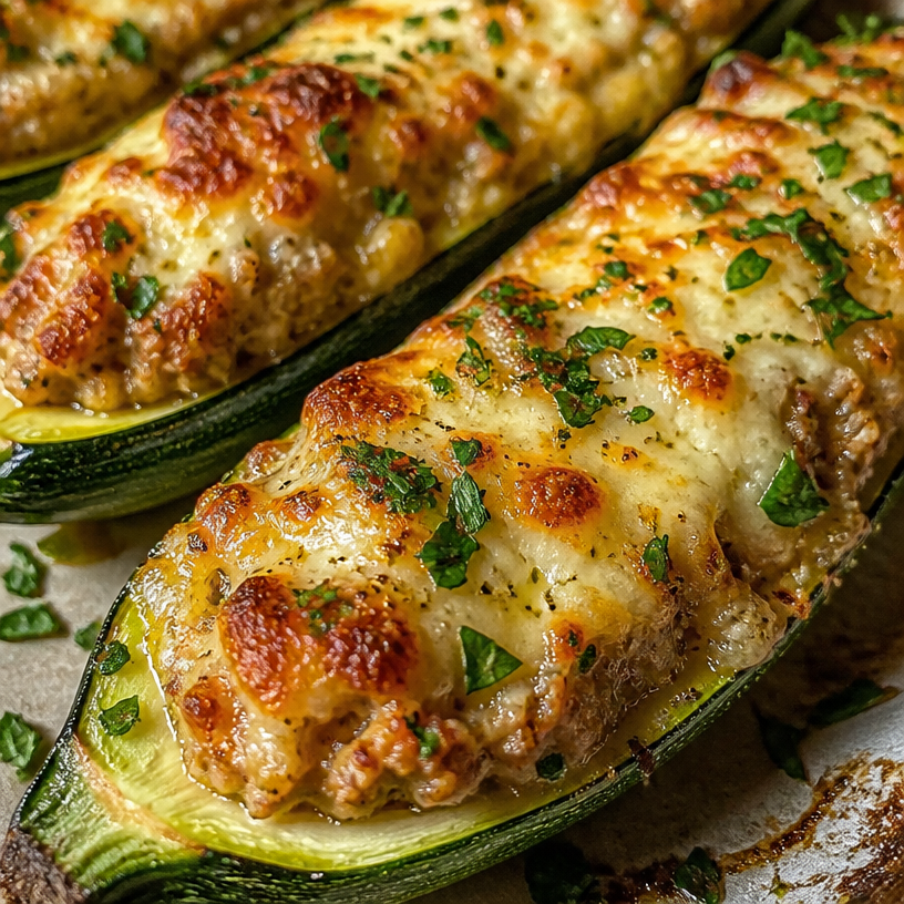 Stuffed Zucchini Boats