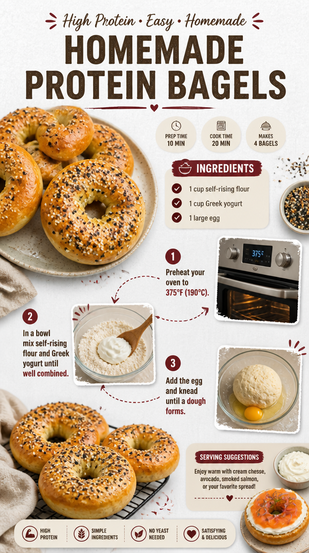 Homemade Protein Bagels