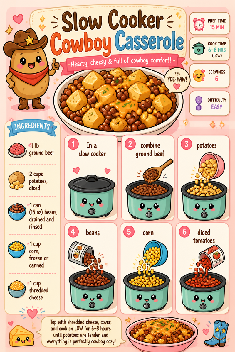 Slow Cooker Cowboy Casserole