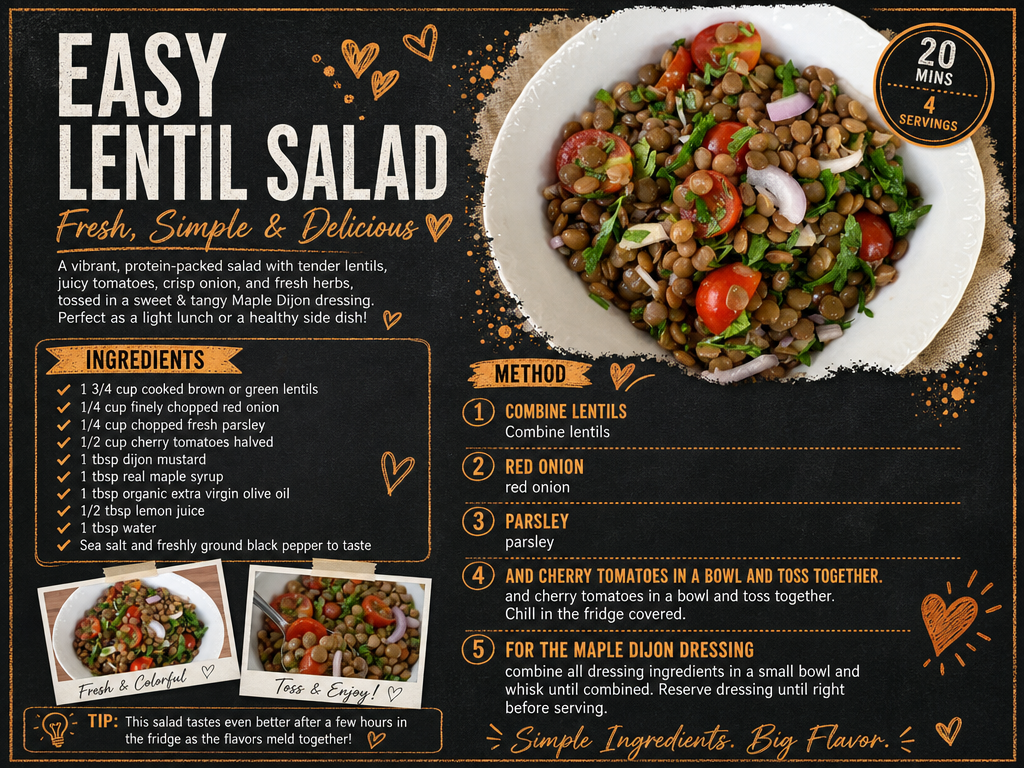 Easy Lentil Salad