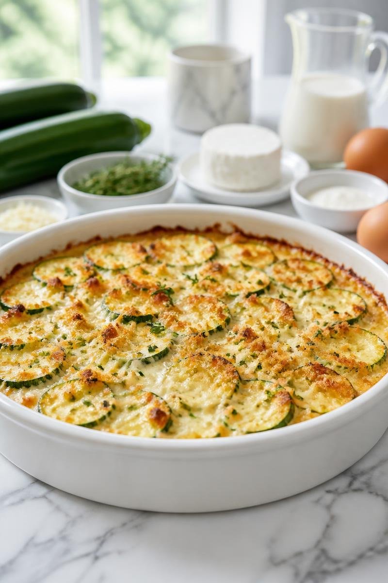 Gratin De Courgette Chèvre Gourmand Facile