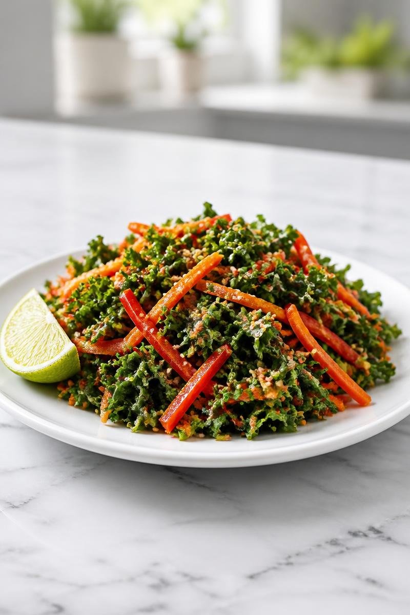 Salade Chou Frisé Asiatique Croquante