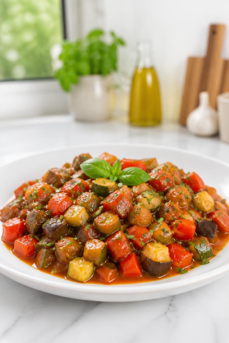 Ratatouille Provençale Légumes Automne Mijotés