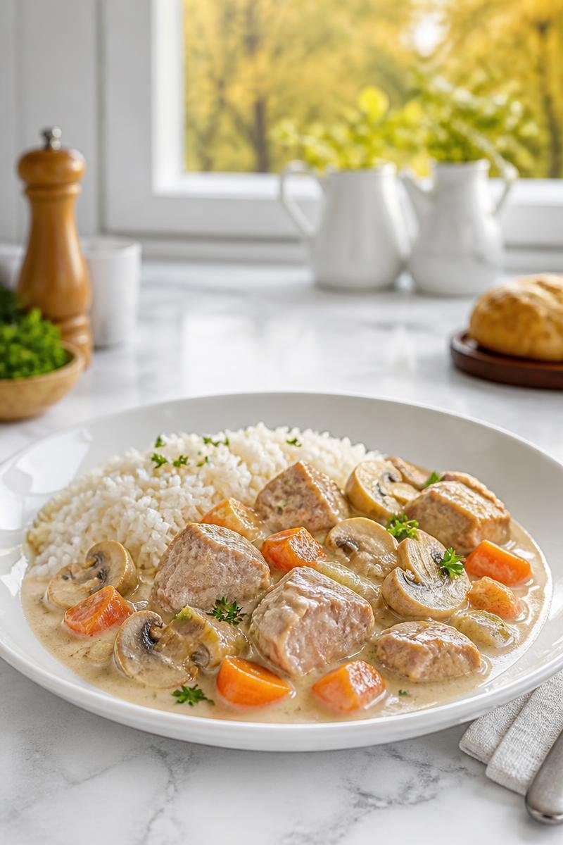 Blanquette De Veau Traditionnelle Riz Basmati
