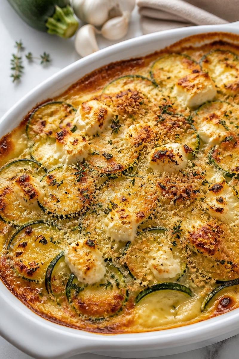 Gratin De Courgette Chèvre Gourmand Facile