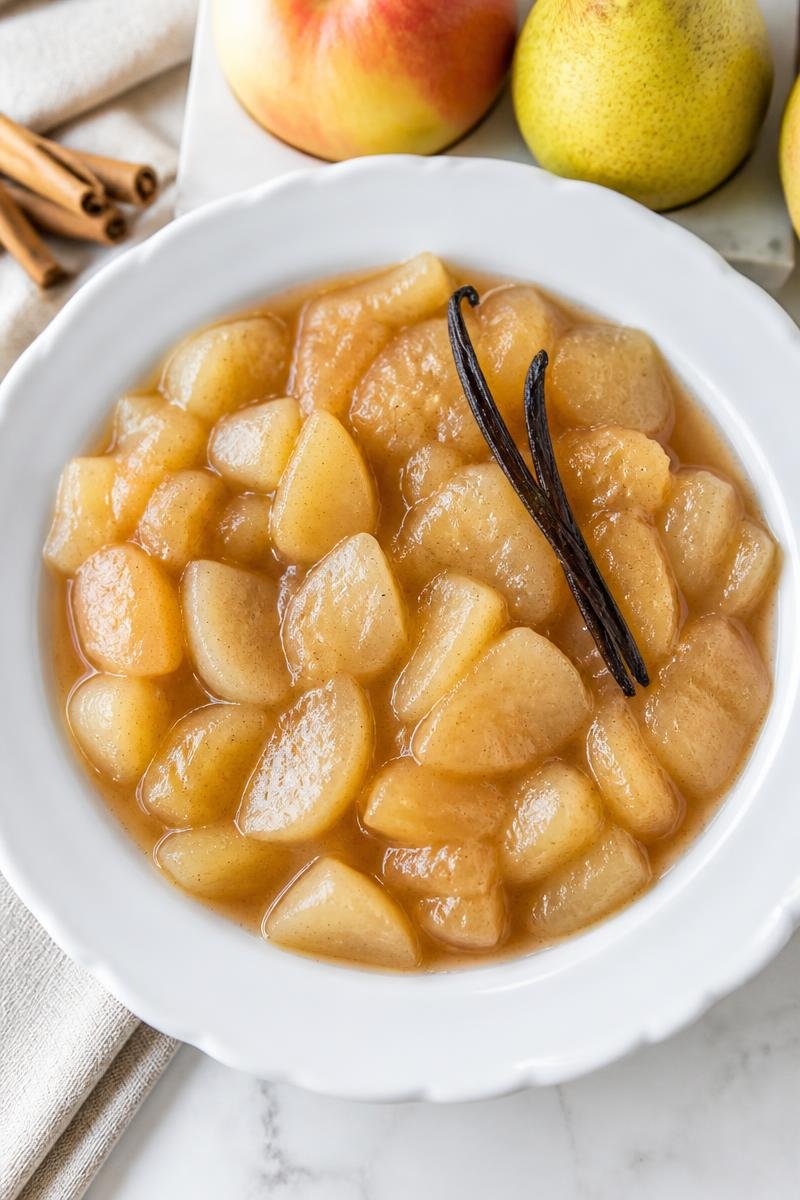 Compote Pomme Poire Cannelle Maison