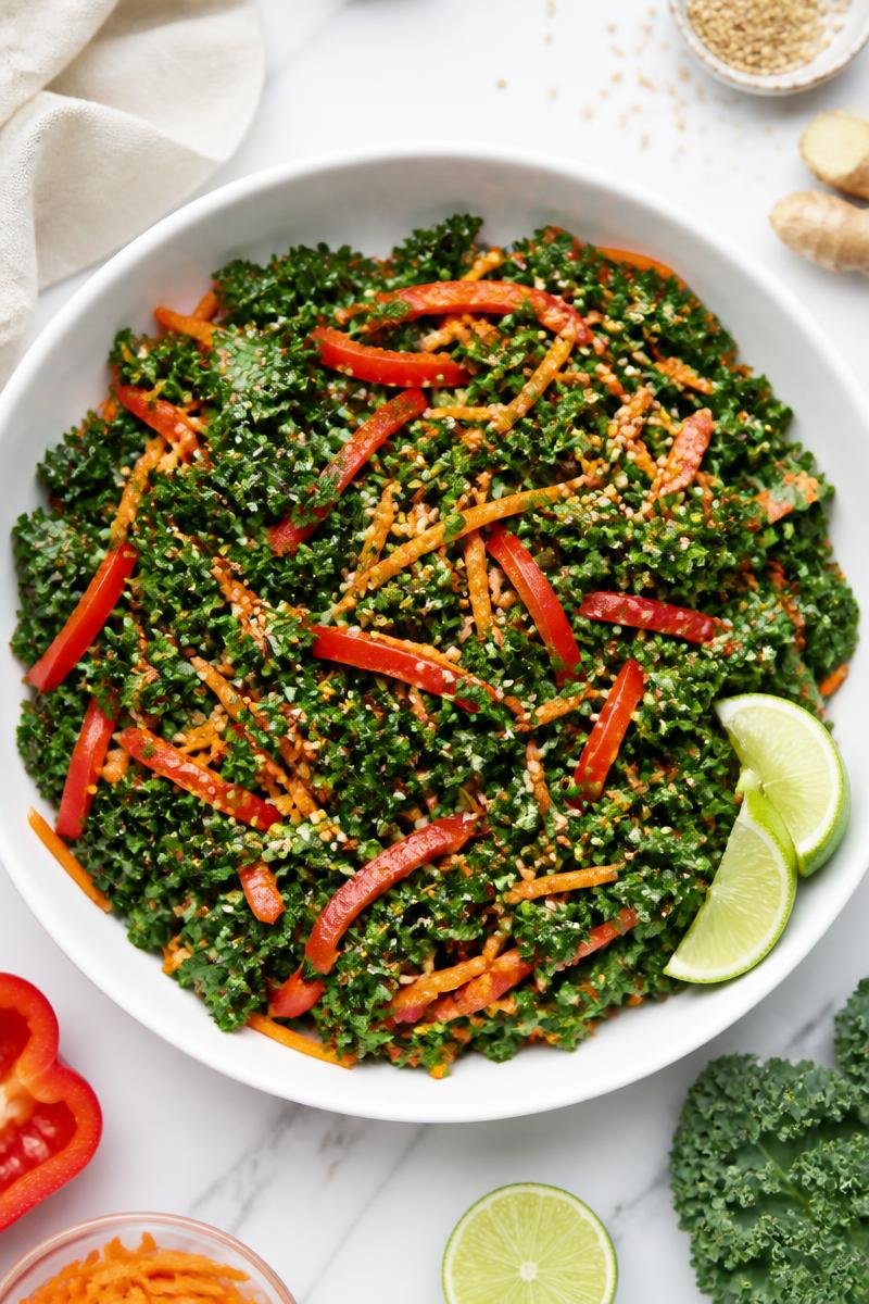 Salade Chou Frisé Asiatique Croquante