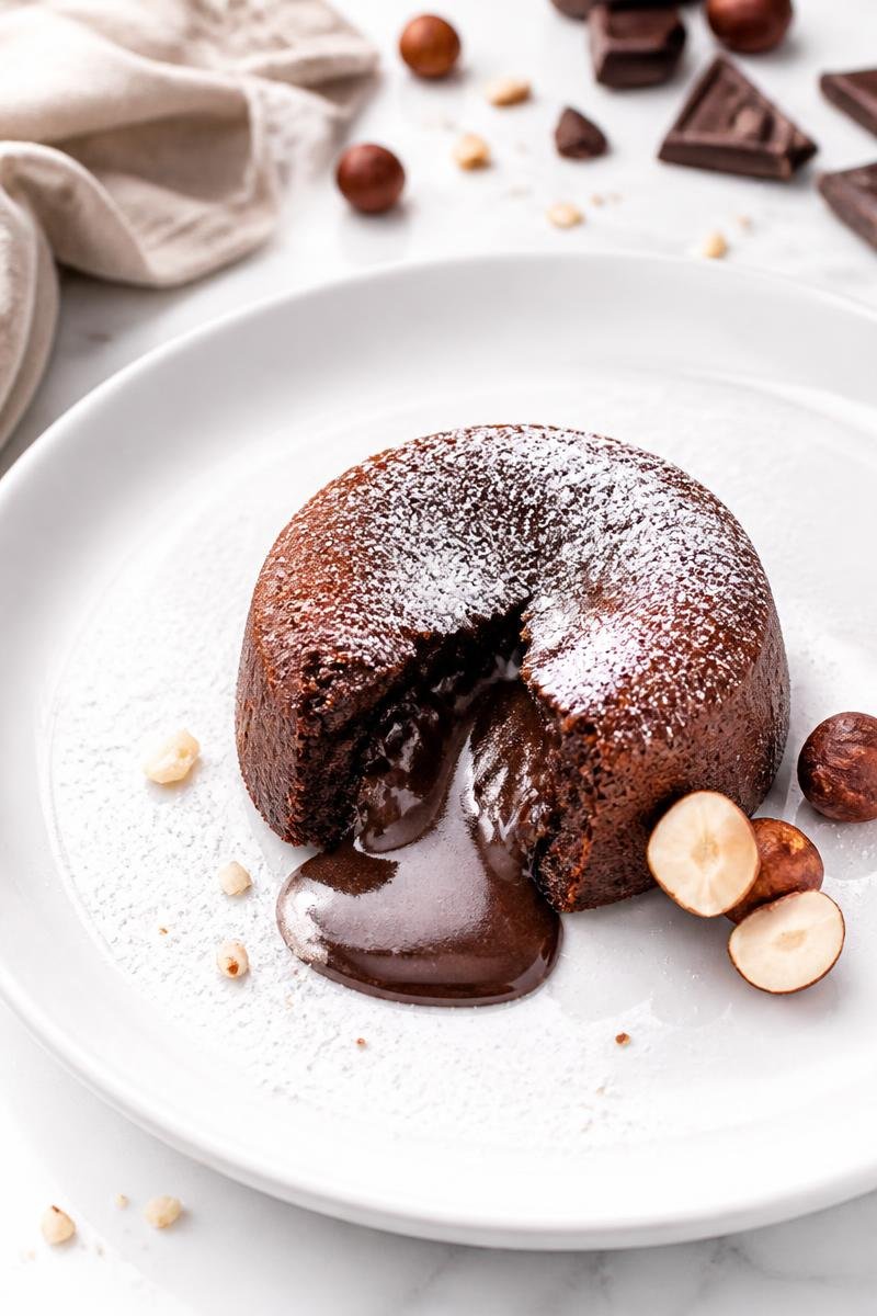 Fondant Chocolat Noisette Coeur Coulant