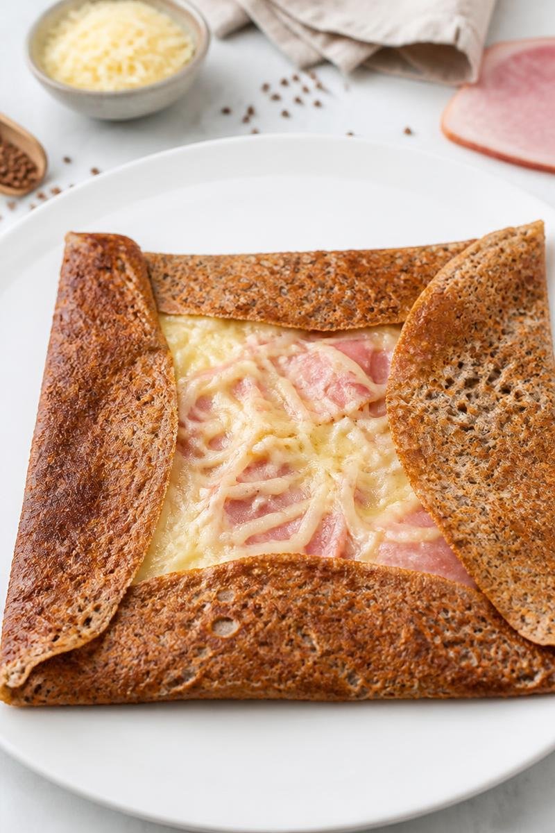 Crêpe Sarrasin Jambon Fromage Bretonne