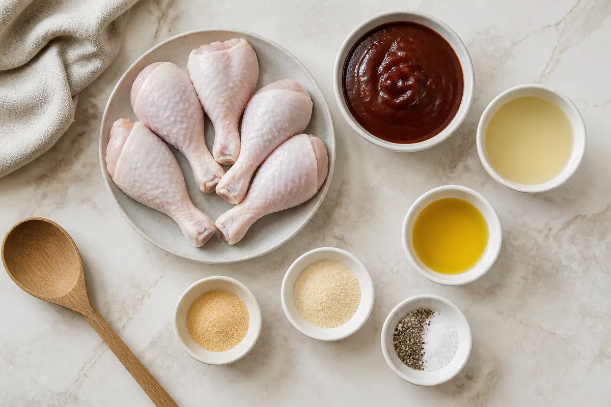 BBQ Chicken Legs Crock Pot Recipe
