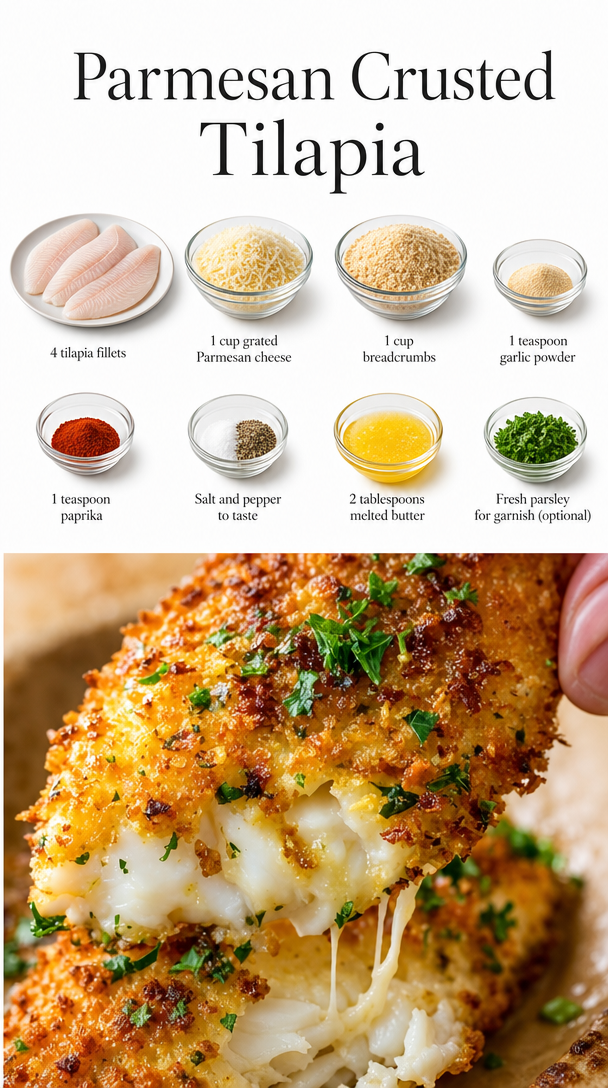 Parmesan Crusted Tilapia