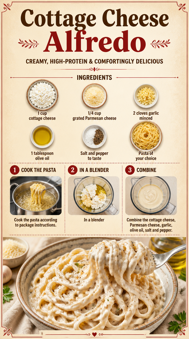 Cottage Cheese Alfredo