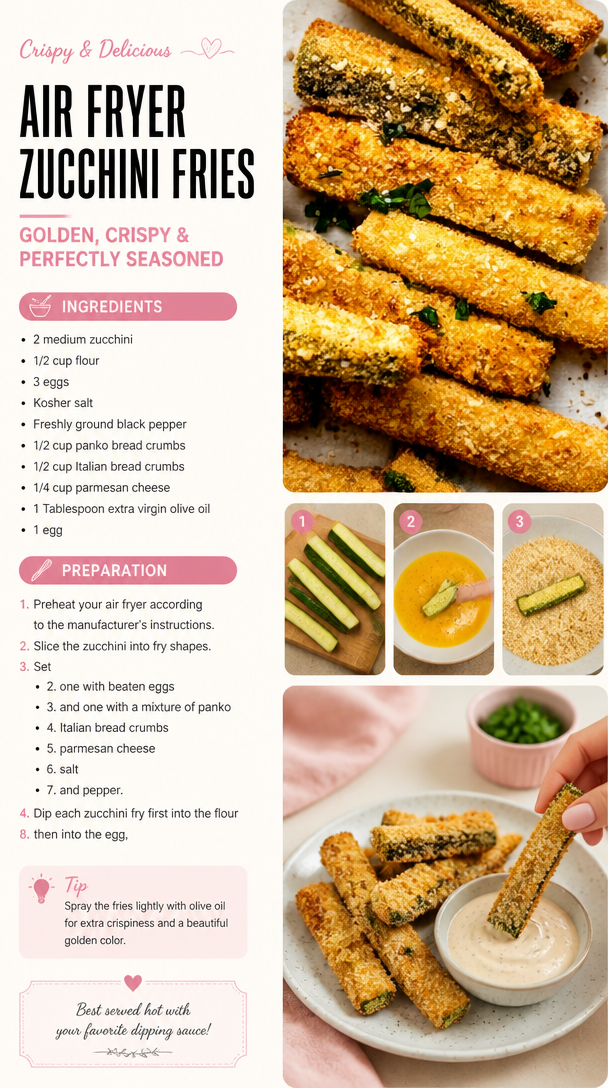 Air Fryer Zucchini Fries