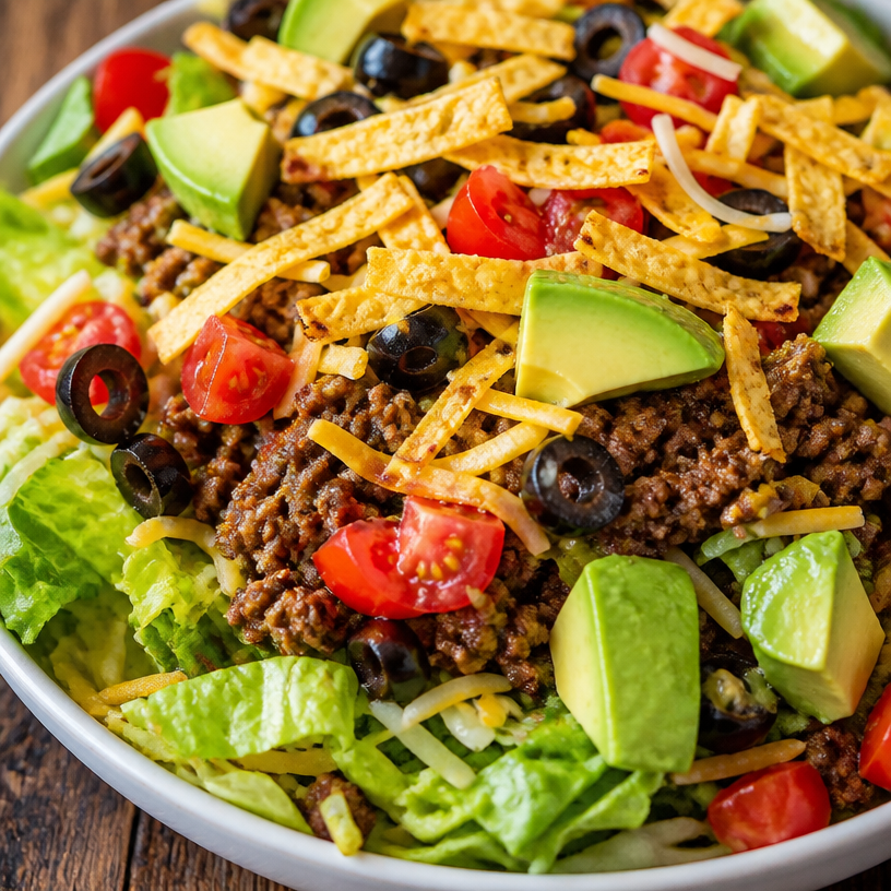Low Carb Taco Salad Bowl