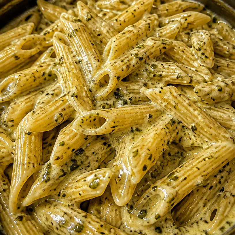 Pasta Pesto Crémeuse en Une Seule Casserole