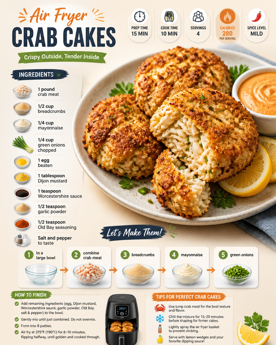 Air Fryer Crab Cakes