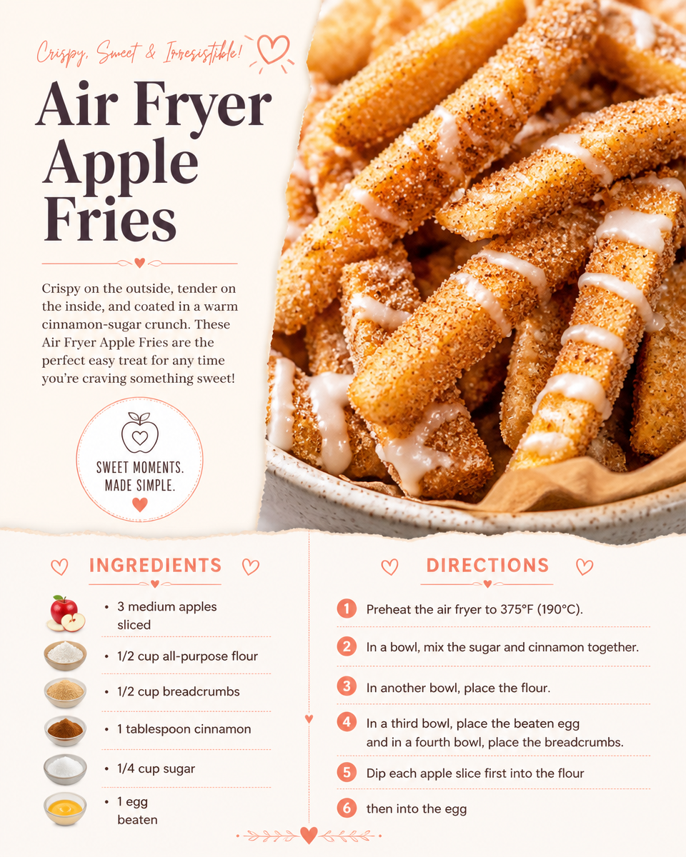 Air Fryer Apple Fries