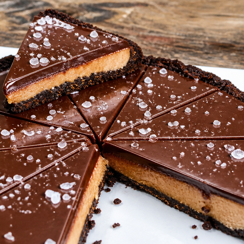 Peanut Butter Chocolate Ganache Tart