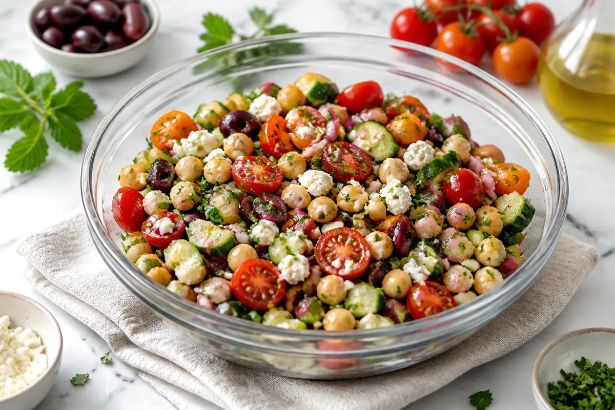 Greek Chickpea Salad