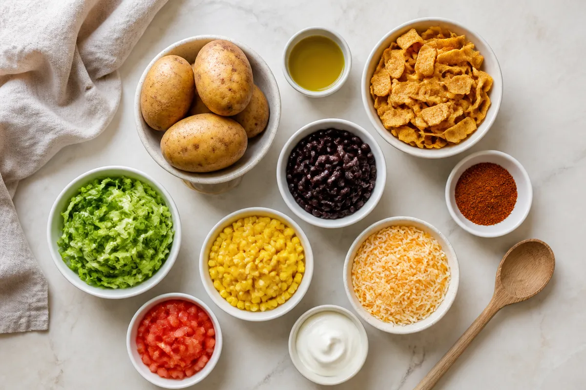 Cozy Loaded Potato Taco Bowl
