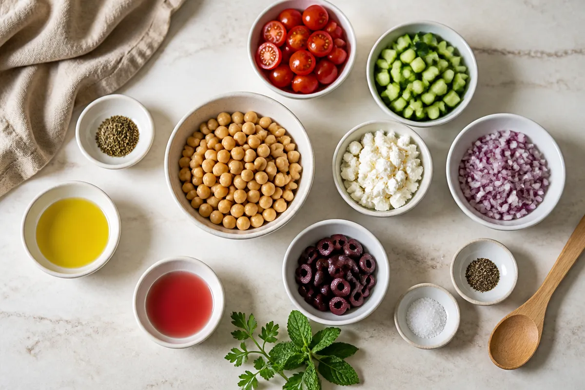 Greek Chickpea Salad