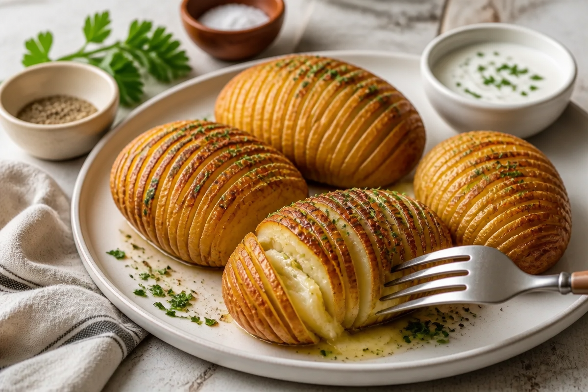 Hasselback Potatoes