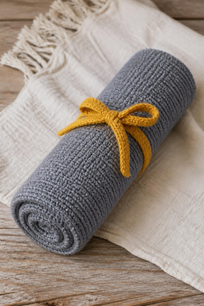 Crochet Baby Nap Mat Roll
