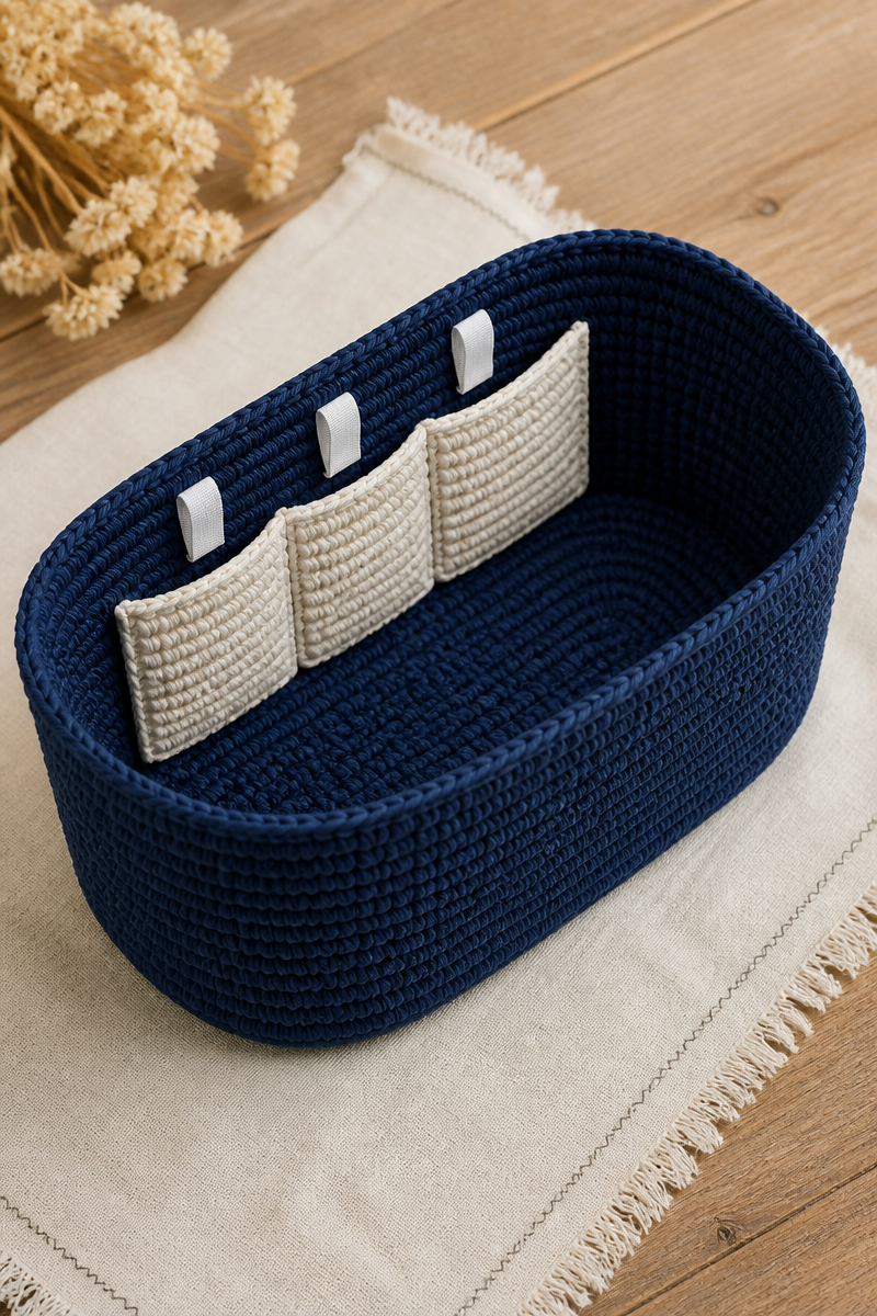 Crochet Baby Diaper Bag Organizer