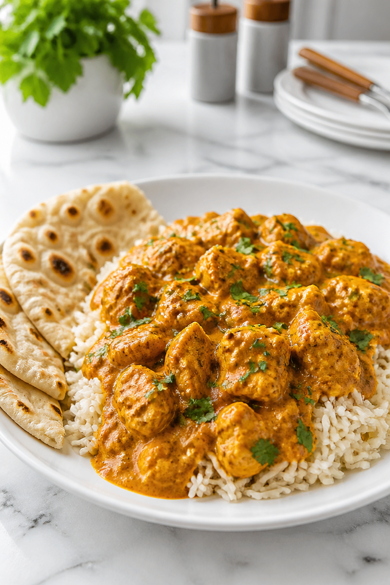 Slow Cooker Butter Chicken Coconut