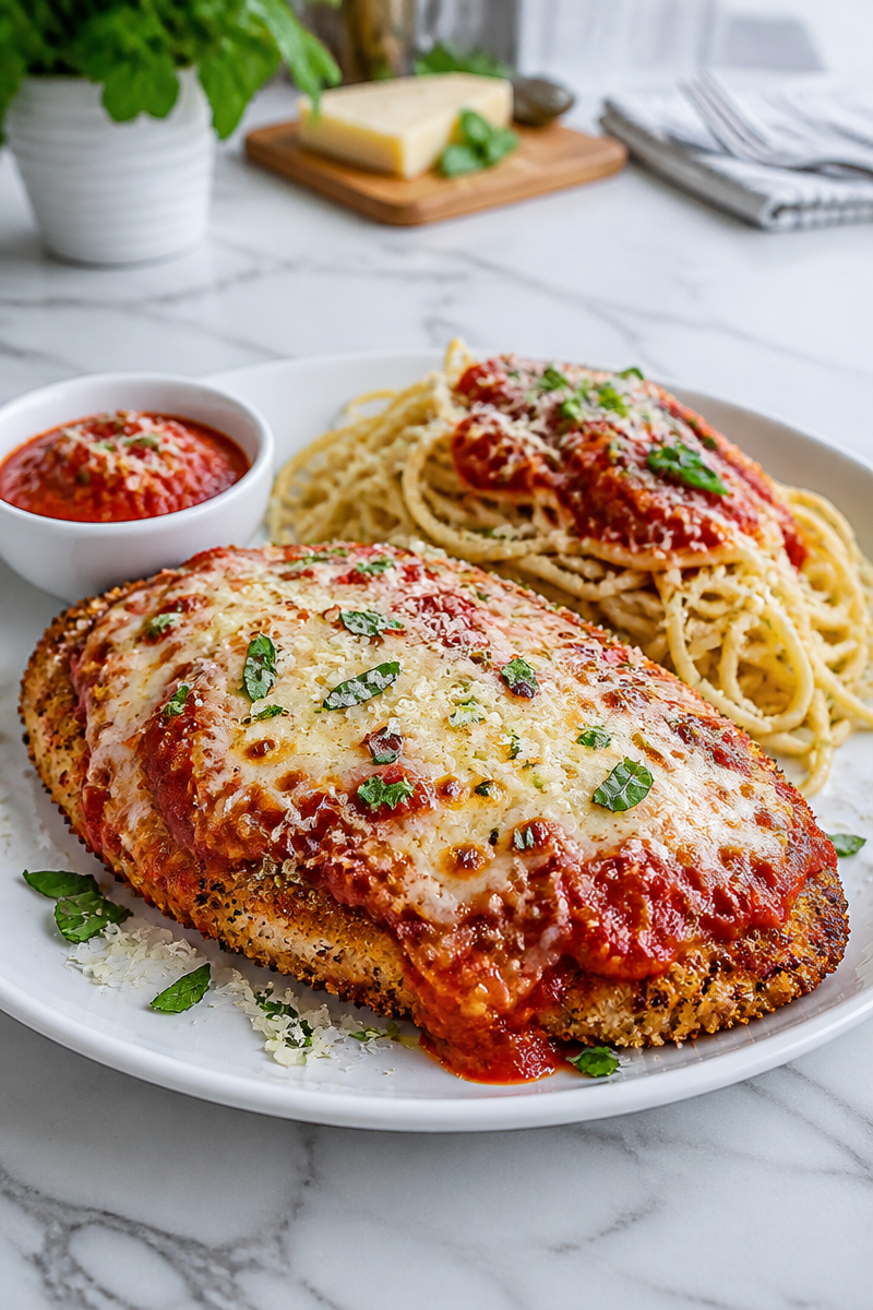 Air Fryer Chicken Parmesan Cutlet