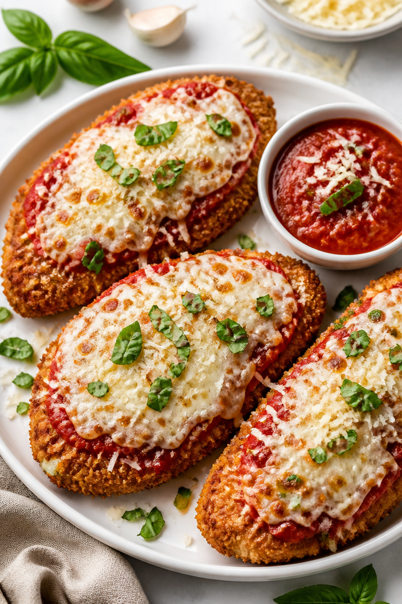 Air Fryer Chicken Parmesan Cutlet