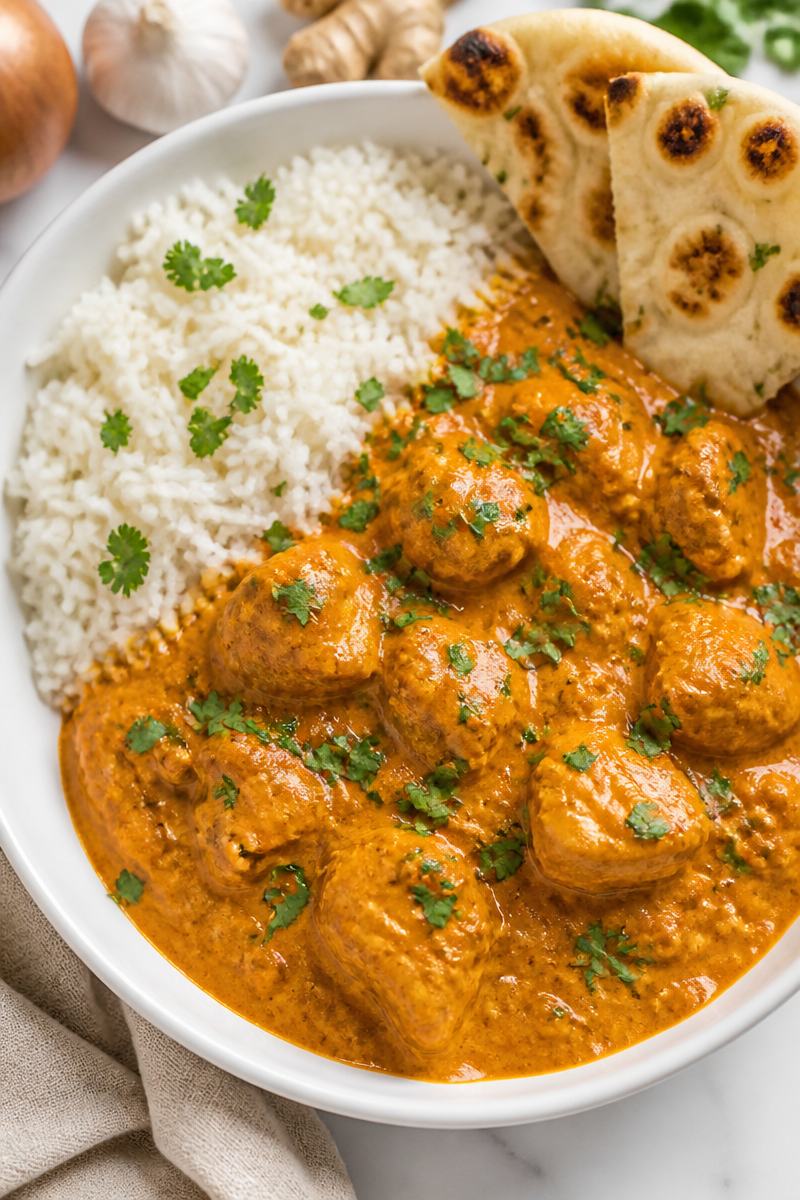Slow Cooker Butter Chicken Coconut