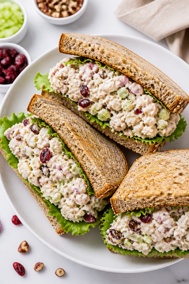 Greek Yogurt Chicken Salad Sandwich