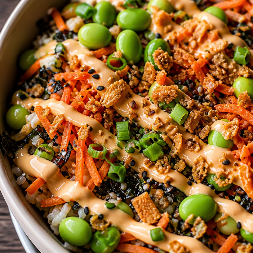 High-Protein Vegan Sushi Bowls