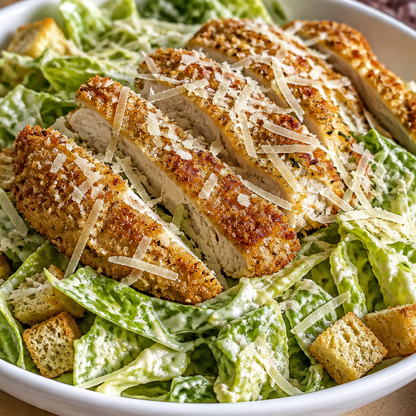 Crispy Chicken Caesar Salad