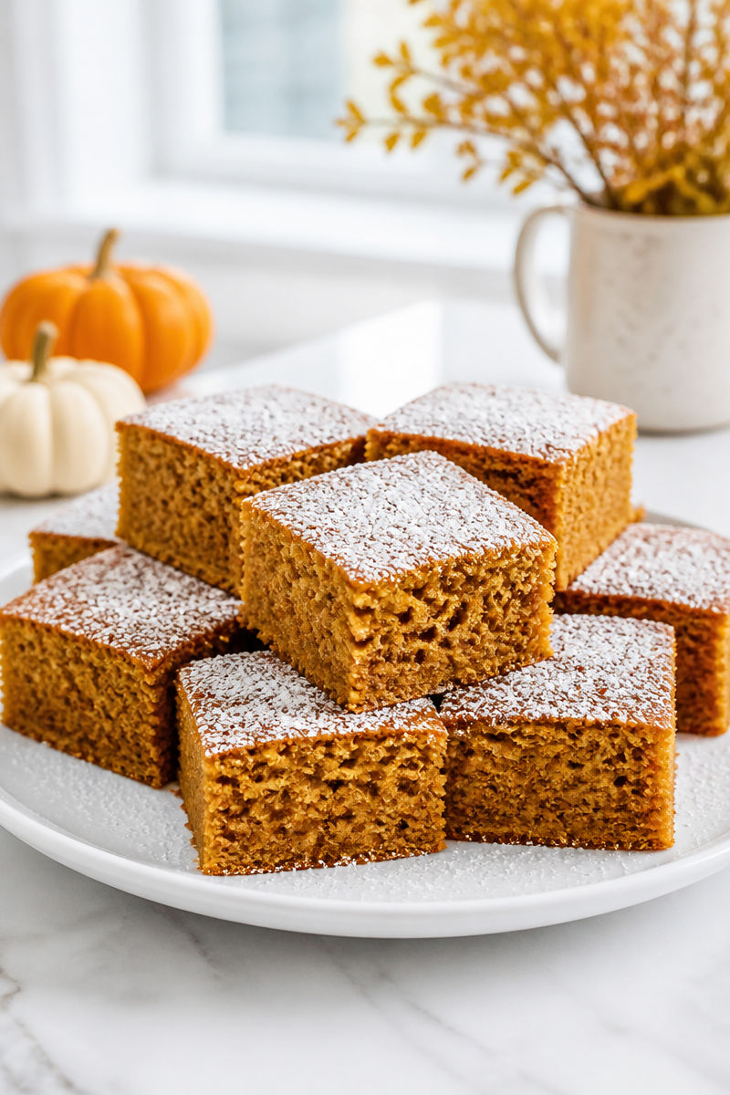 Fill Pure Puree Baked Spiced Pumpkin Snack Cake