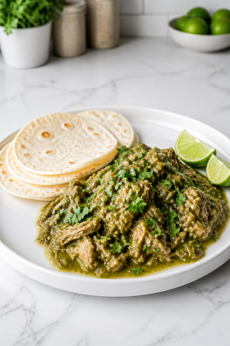 Slow Cooker Pork Chile Verde