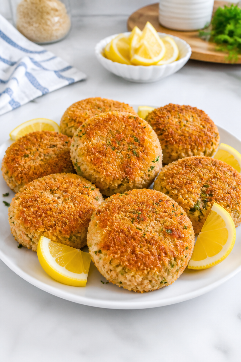 Crispy Air Fryer Salmon Patty