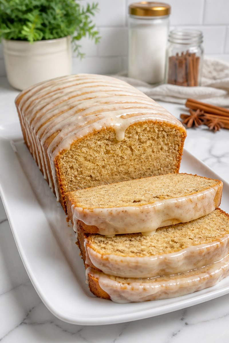Baked Vanilla Chai Spice Loaf