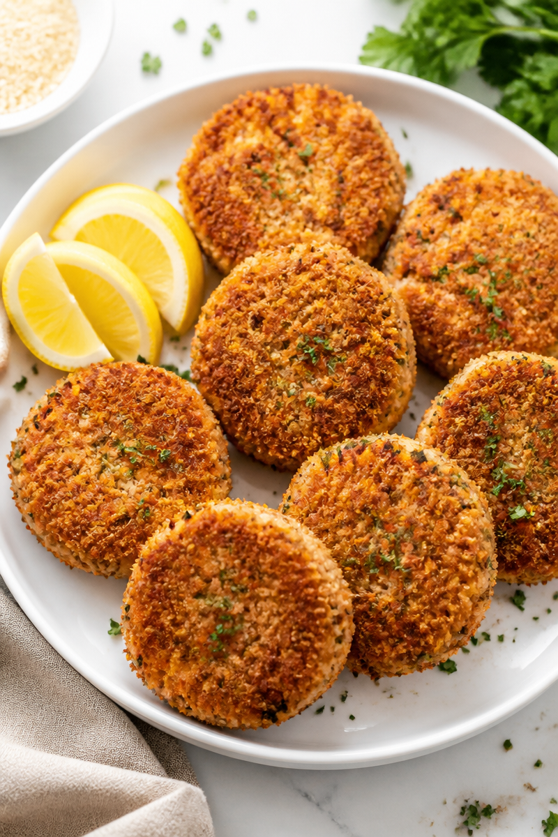 Crispy Air Fryer Salmon Patty
