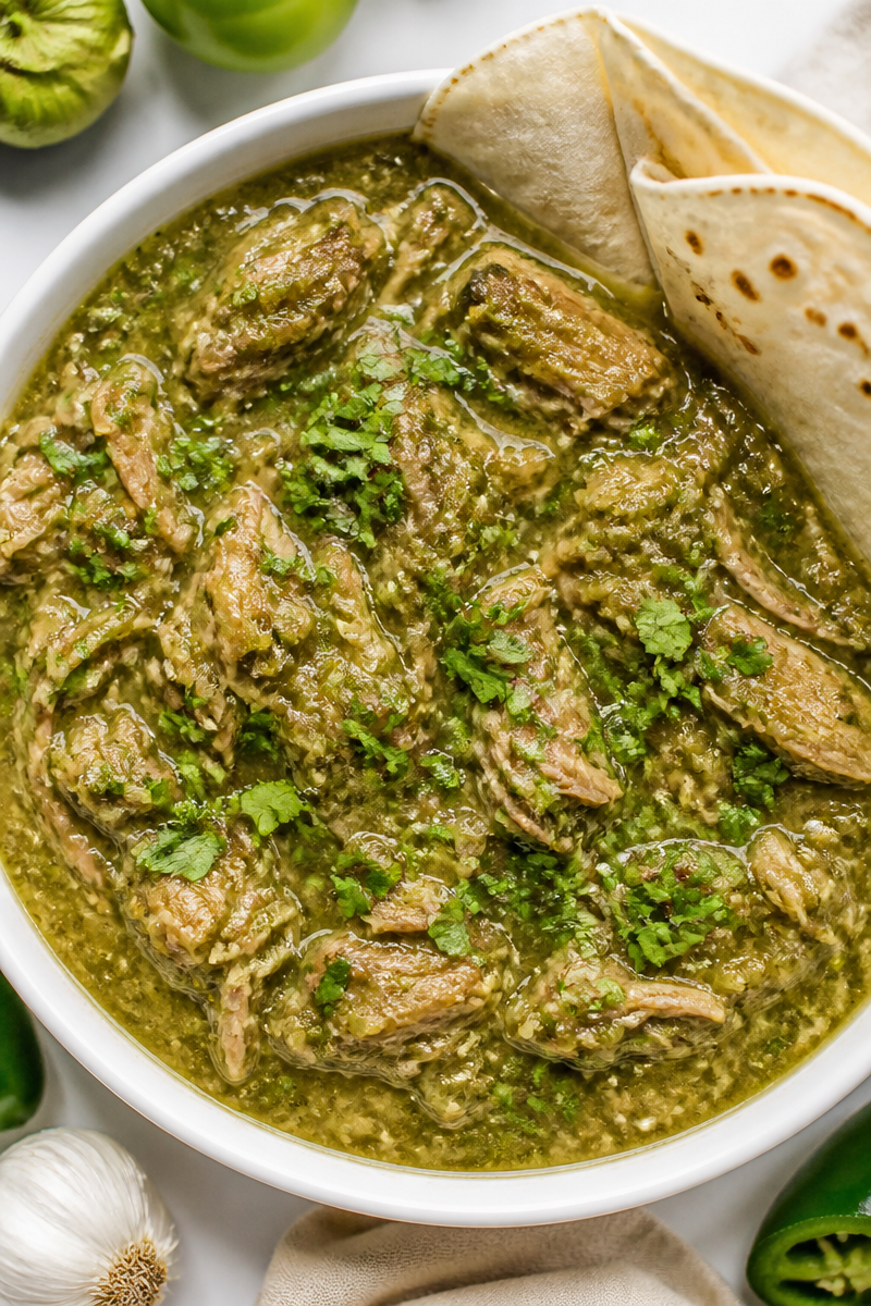 Slow Cooker Pork Chile Verde