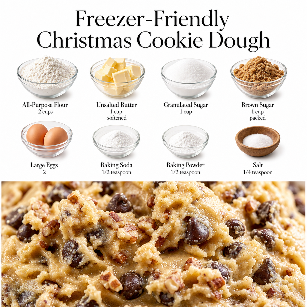 Freezer-Friendly Christmas Cookie Dough for Easy Meal Prep 2 Freezer-Friendly Christmas Cookie Dough for Easy Meal Prep